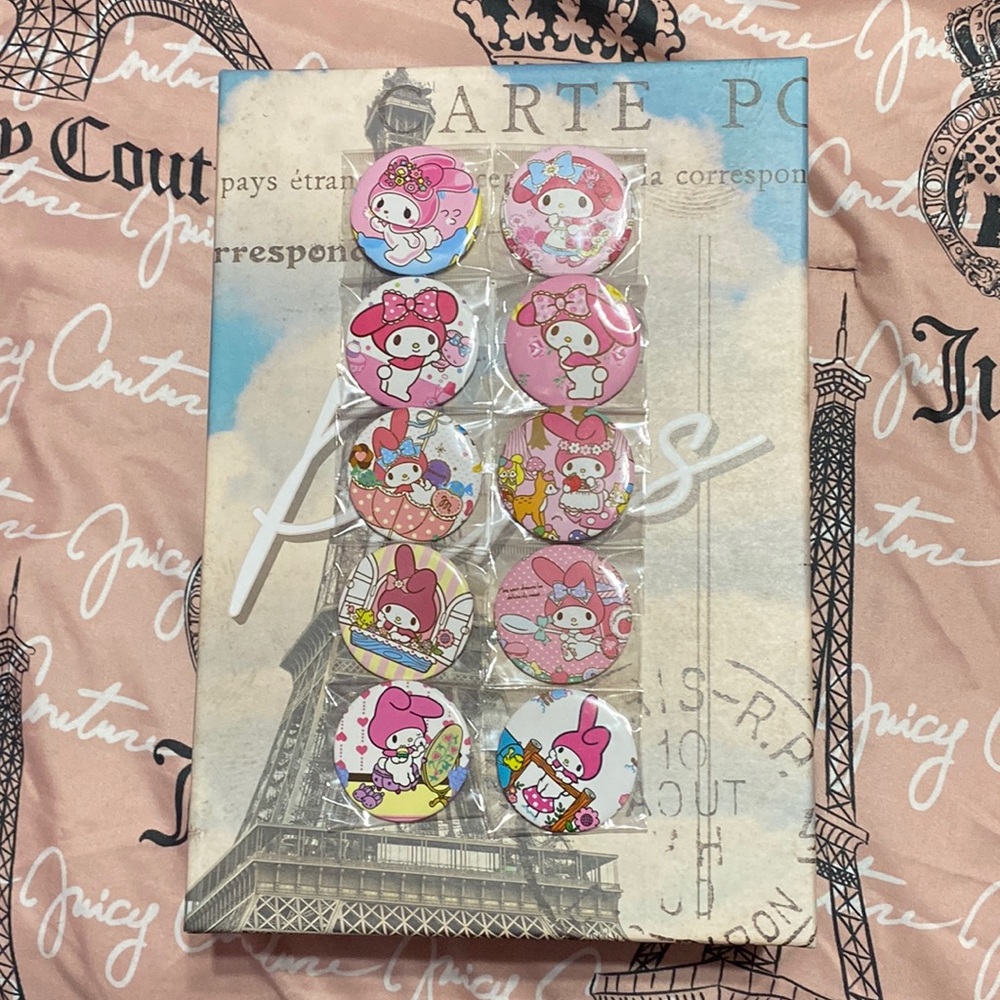 My Melody Pin Brooch Lot